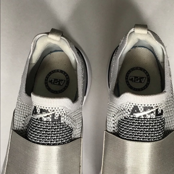 APL TechLoom Bliss Sneakers in Metallic Silver/White/Black. - Picture 5 of 16